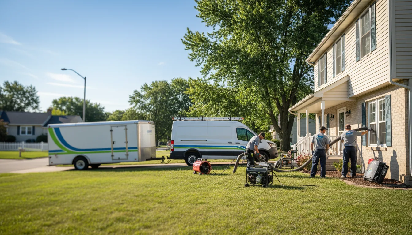 Flooded Basement Restoration And Cleanup With Repair in Greenfield, WI near me